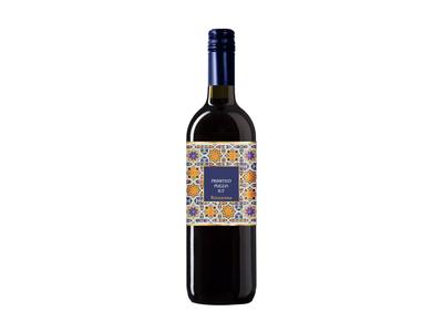 Raud. vynas ROCCAROSA PRIMITIVO, 13 %, 0,75 l