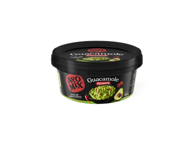 Aštrus gvakamolės padažas AVOMIX 95 % avokado, 200g