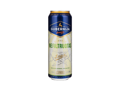 Šviesusis nefiltruotas alus GUBERNIJA, 568 ml