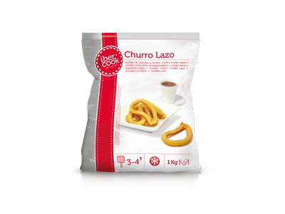 Šaldytas desertas IBERCOOK CHURROS, lenkta, 1 kg