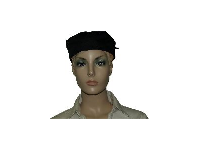 Kepurė-tabletė, juoda