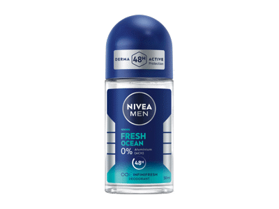 Rutulinis dezodorantas vyrams NIVEA MEN FRESH OCEAN, 50 ml