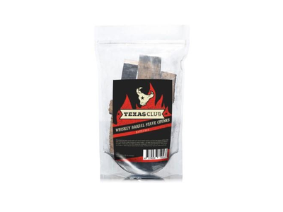 Kaladėlės TEXAS CLUB,  karštam rūkymui, viskio statinių, 500 g