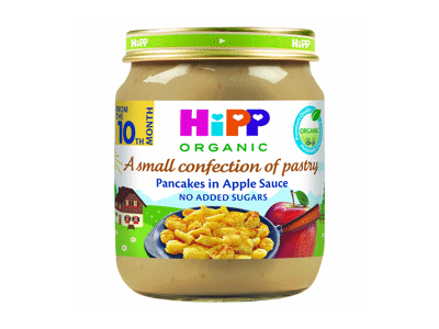 Blyneliai su obuoliais HIPP (nuo 10 mėn.), 200 g