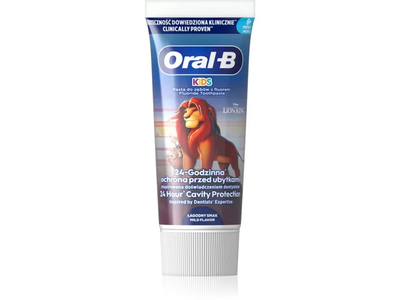 Dantų pasta ORAL-B Kids Lion King (6+mėn.), 60ml
