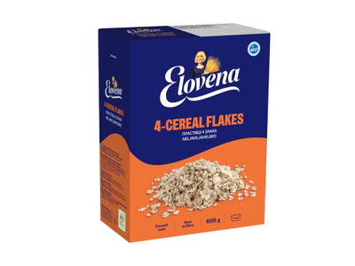Keturių grūdų dribsniai ELOVENA, 600 g