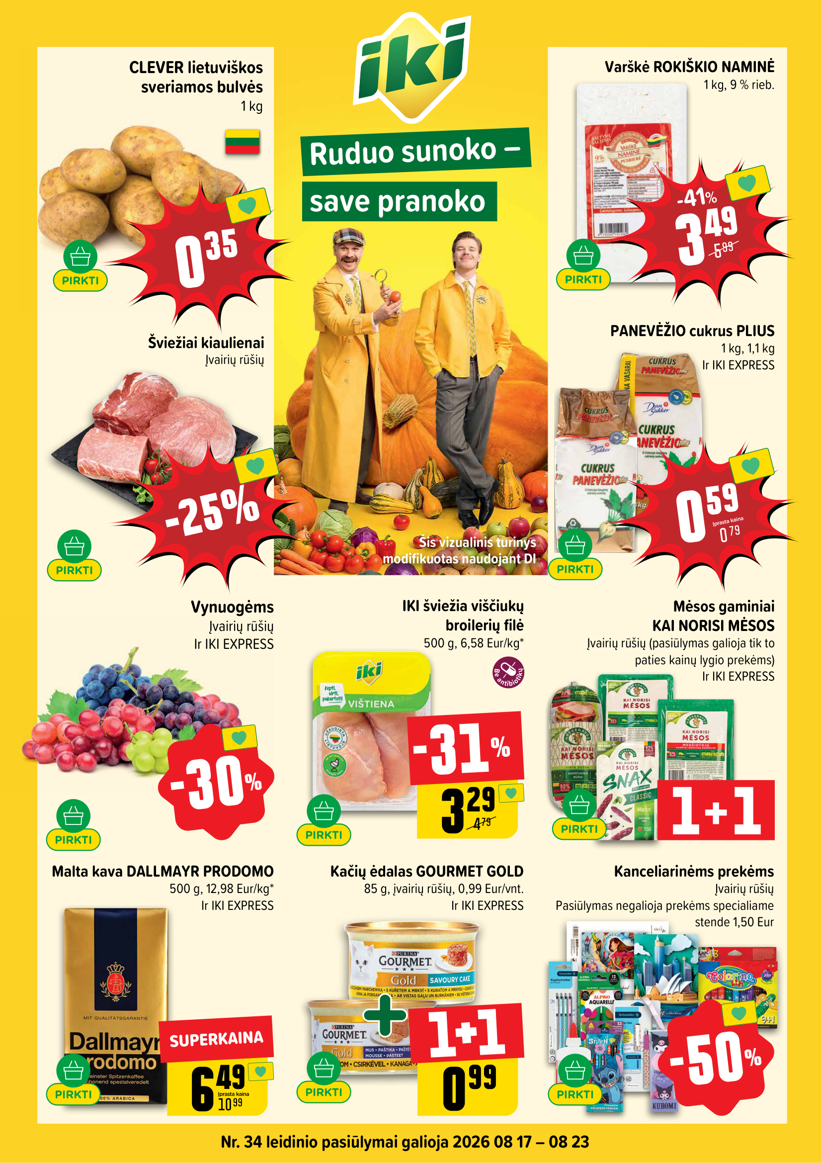Ruduo sunoko - save pranoko – 1 puslapis