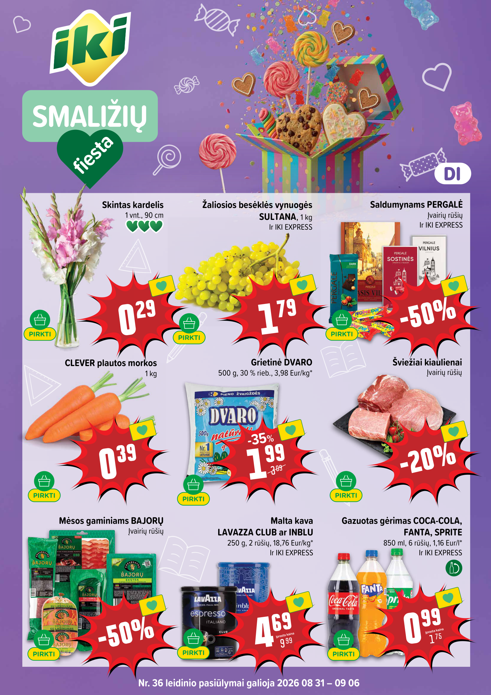SMALIŽIŲ fiesta – 1 puslapis
