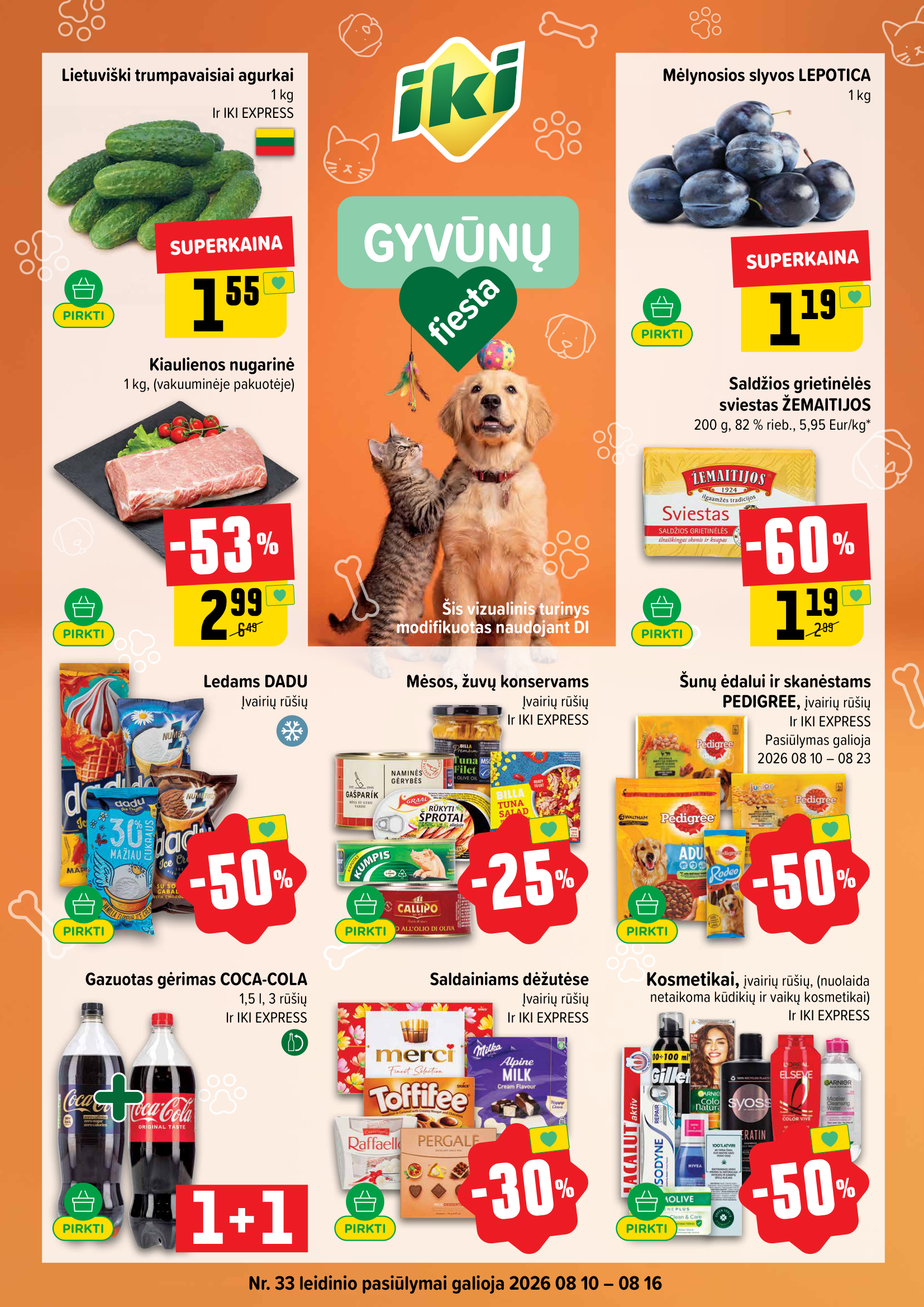 GYVŪNŲ fiesta – 1 puslapis