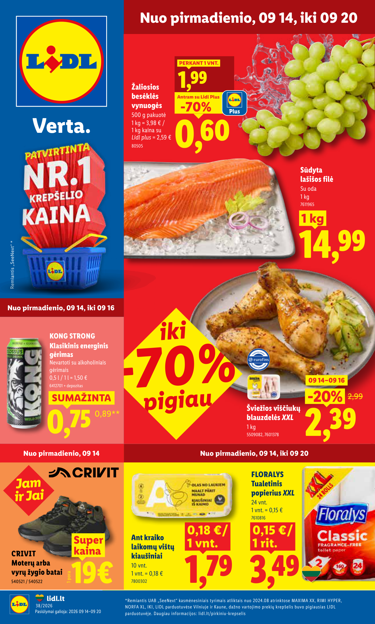 Lidl leidinys – 1 puslapis