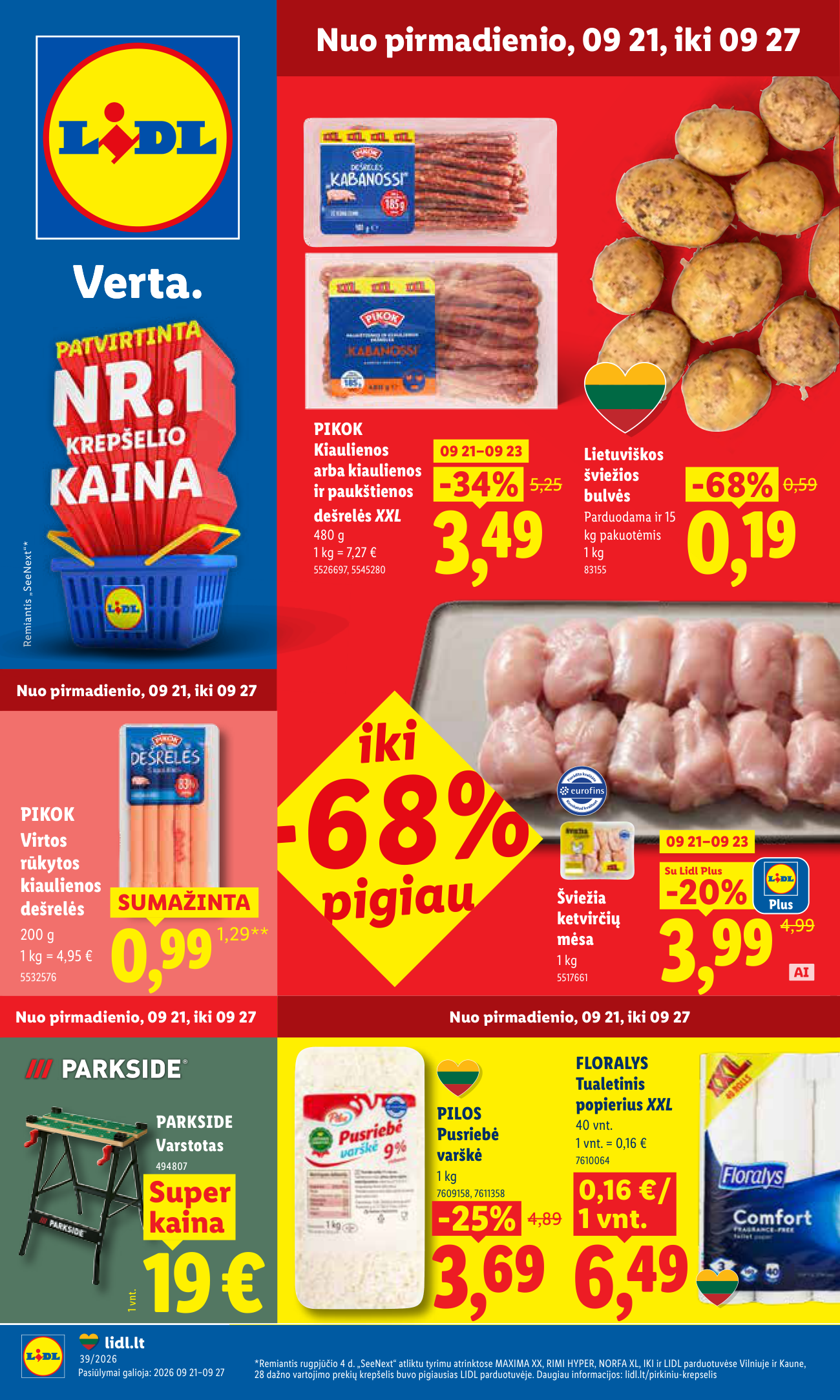 Verta. PATVIRTINTA NR.1 KREPŠELIO KAINA – 1 puslapis