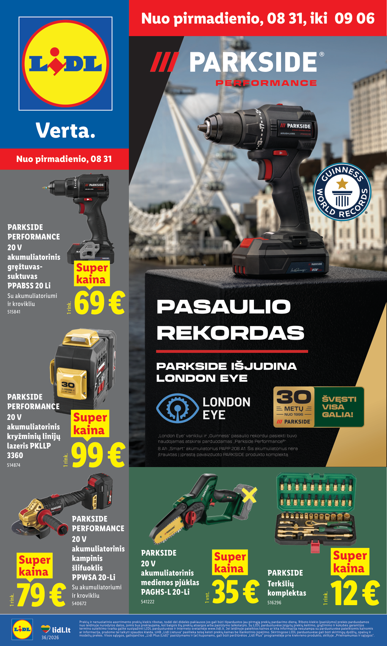 Lidl leidinys – 1 puslapis