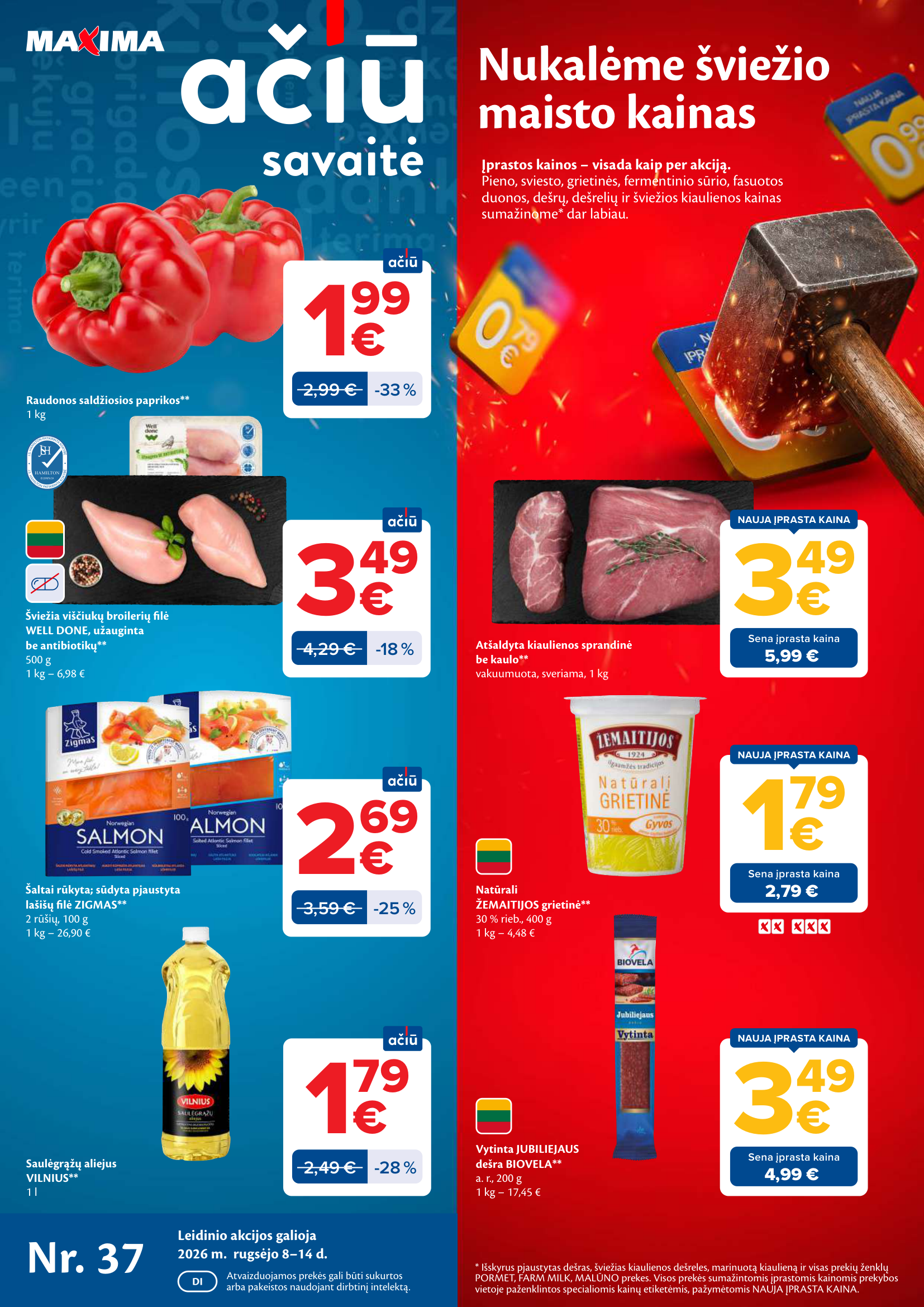 ačiū savaitė – 1 puslapis