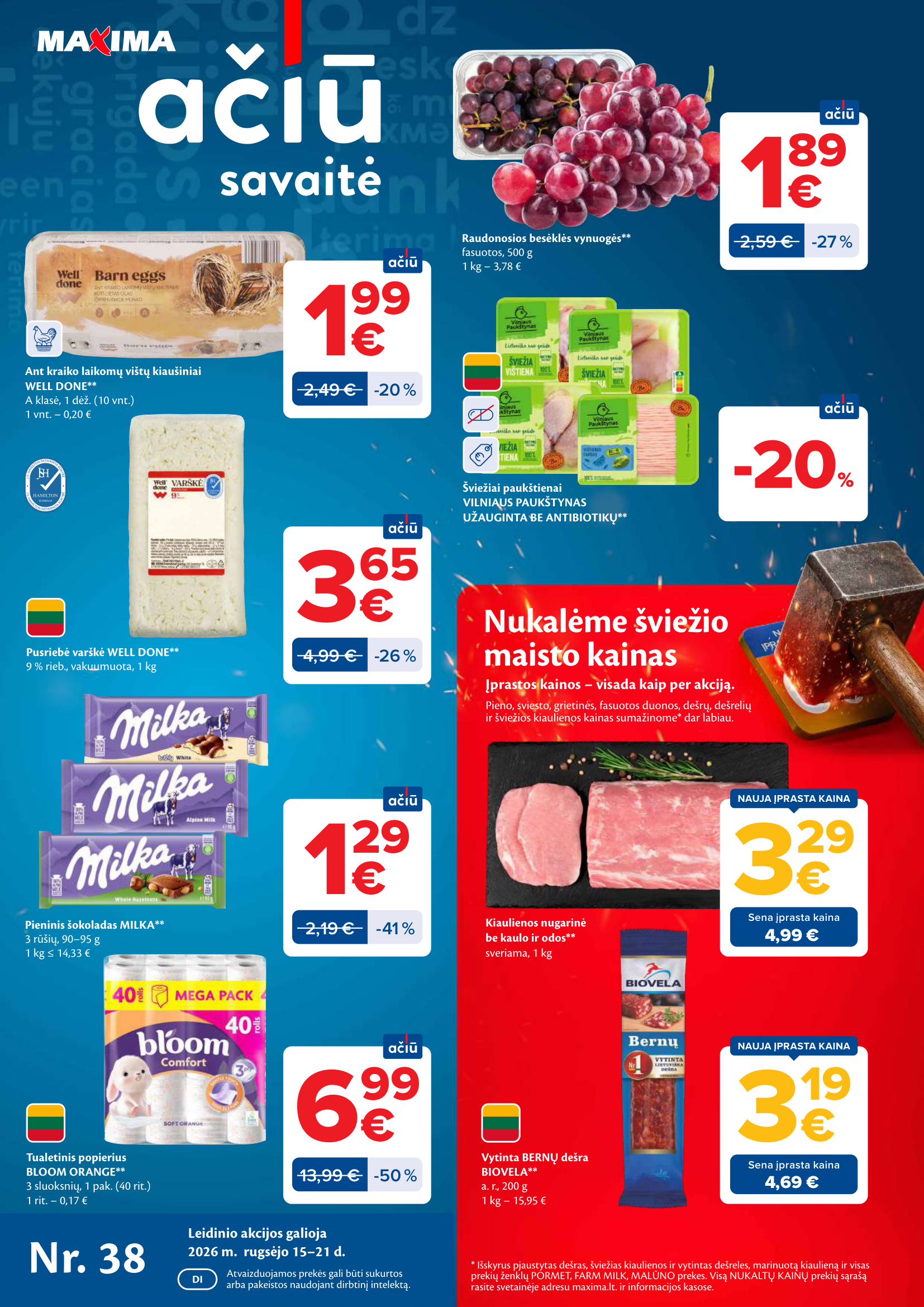 Maxima leidinys – 1 puslapis