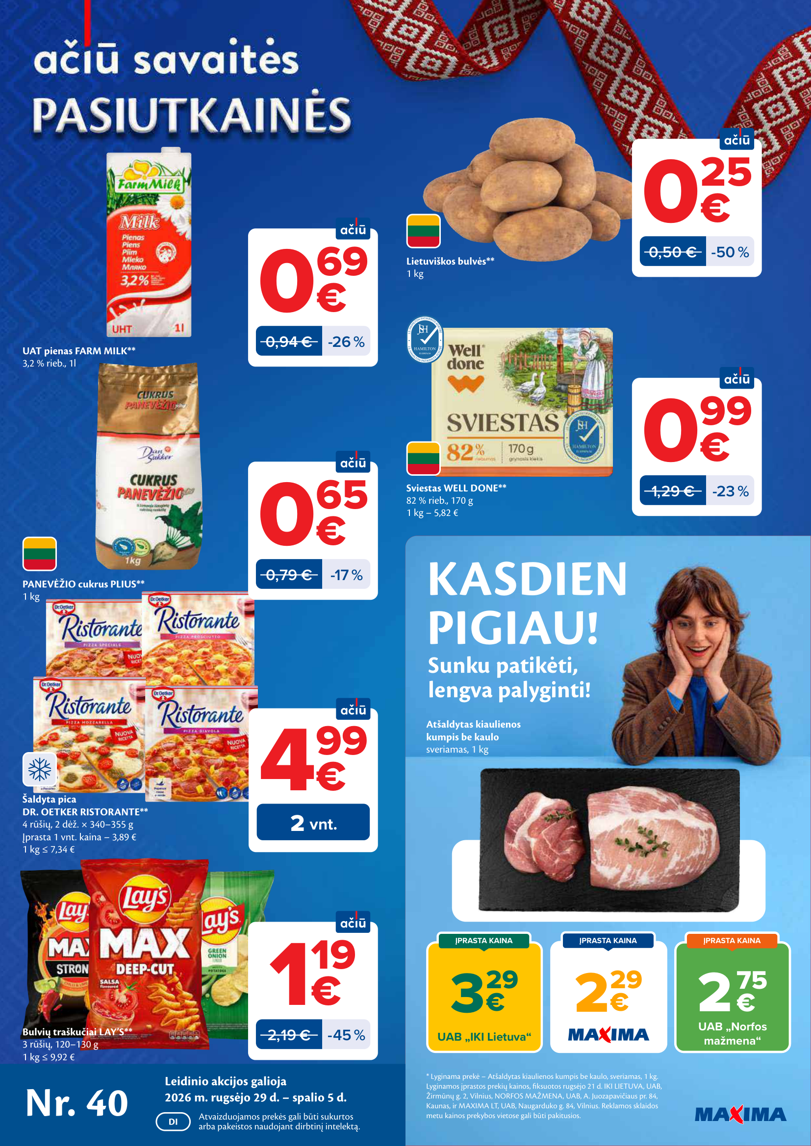 ačiū savaitės PASIUTKAINĖS – 1 puslapis
