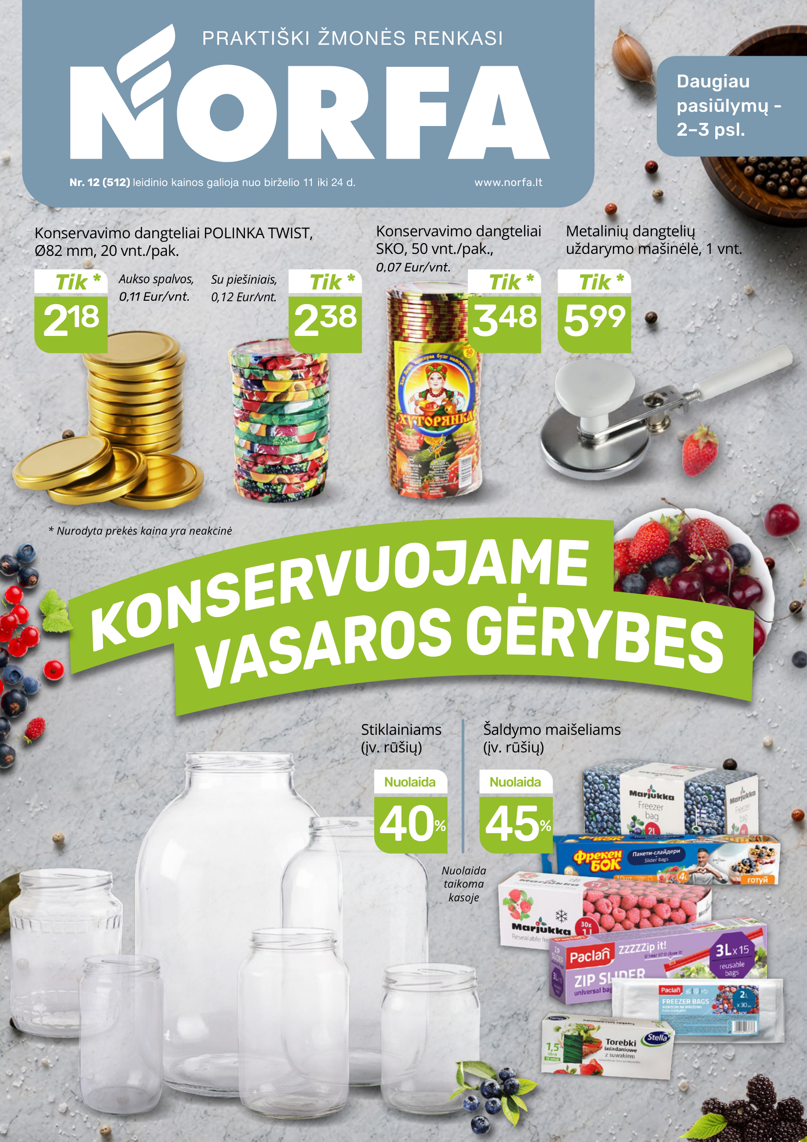 Norfa leidinys – 1 puslapis