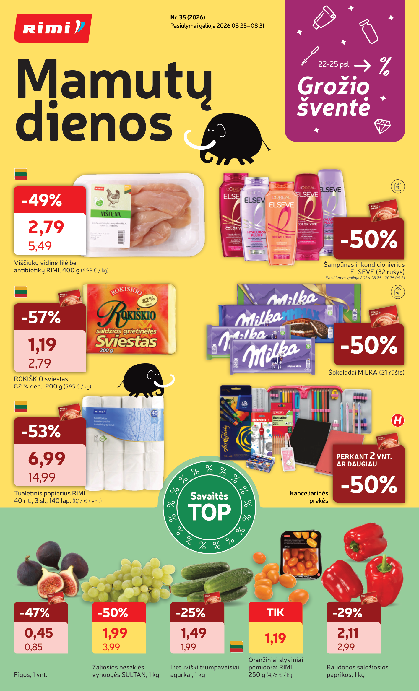 Mamutų dienos – 1 puslapis