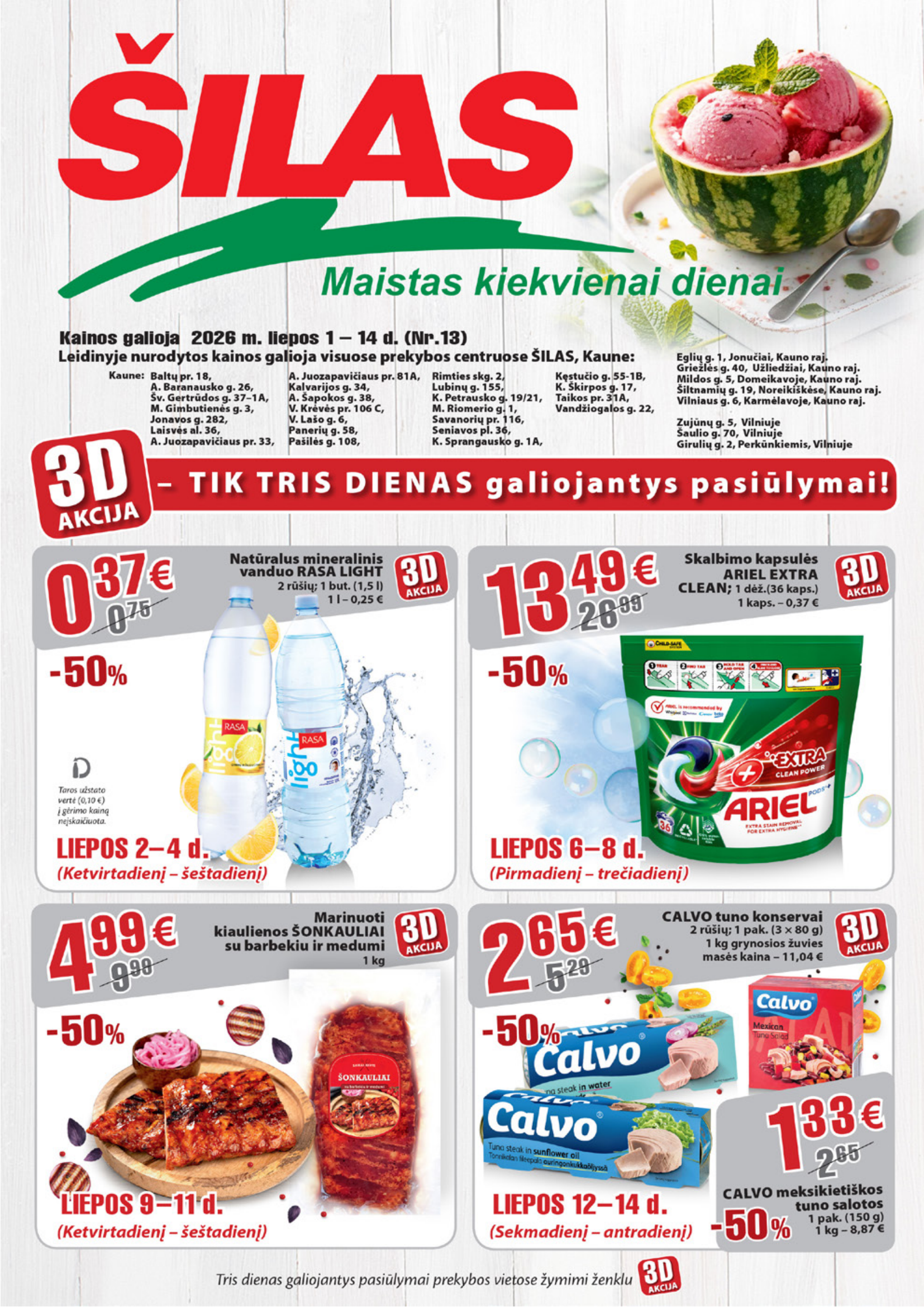 Silas savaitinis leidinys Nr. 13 – 1 puslapis