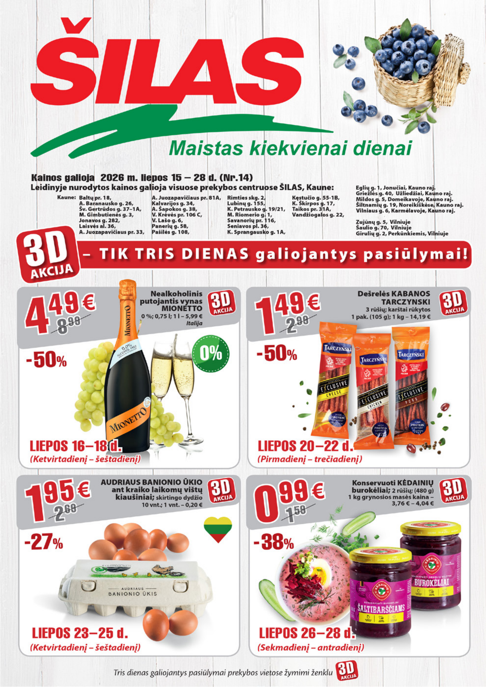 Maistas kiekvienai dienai – 1 puslapis