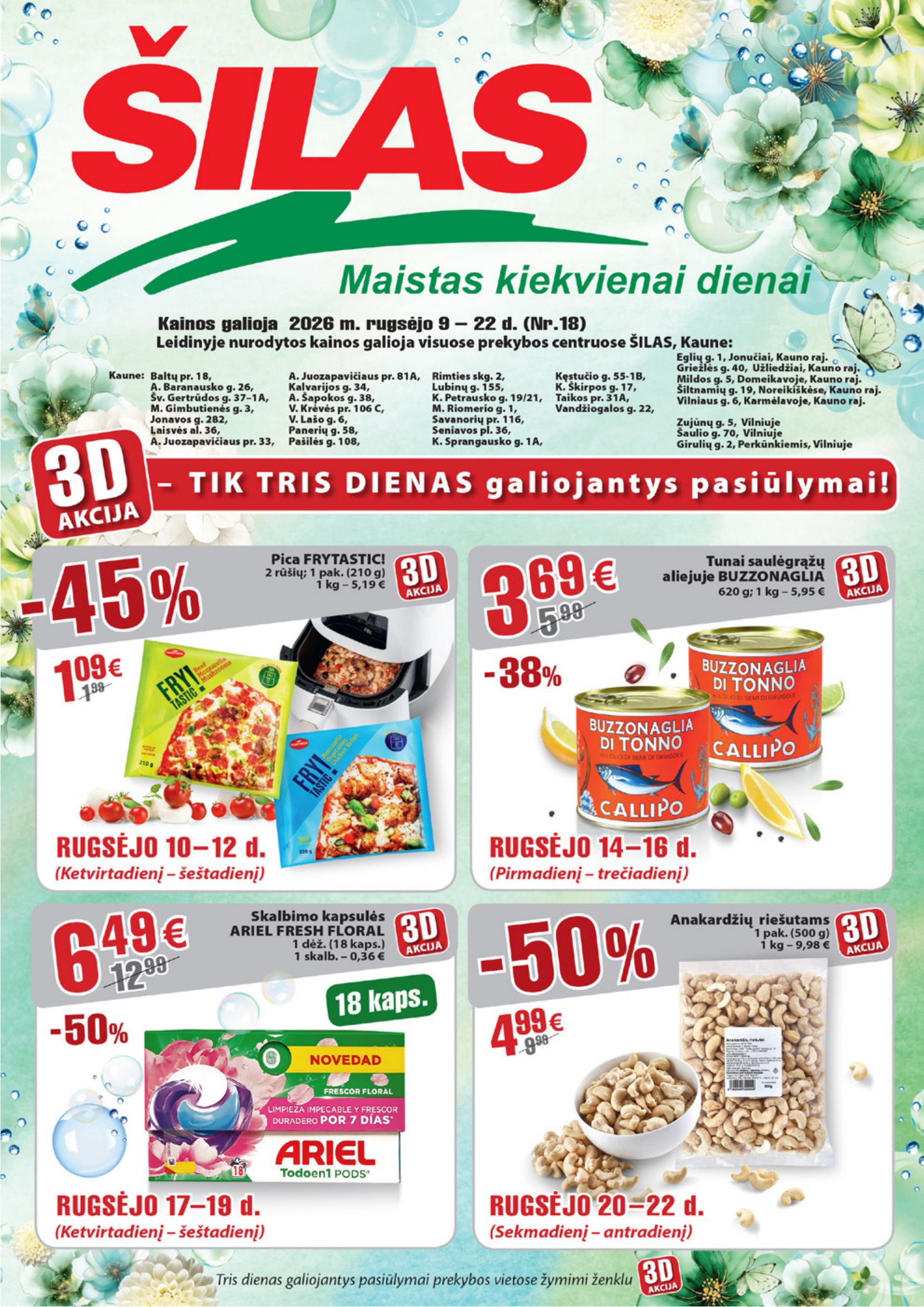 ŠILAS Maistas kiekvienai dienai – 1 puslapis