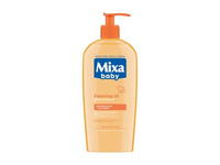 MIXA BABY putojantis dušo ir vonios aliejus, 400 ml