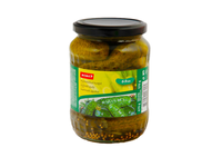 Marinuoti agurkai RIMI, 670 g / 370 g