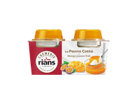 Desertas su mangų ir pasiflorų užpilu PANNA COTTA RIANS, 240 g