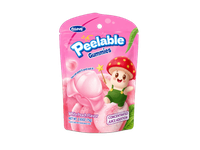 Guminukai QLOVE, persikų skonio, 75 g