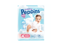 Sauskelnės-kelnaitės PEPPINS UP & PLAY 4, 9-15 kg, 22 vnt.