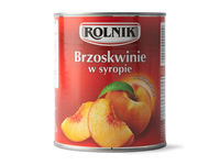 Konservuoti persikai sirupe ROLNIK, 850g