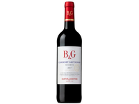Raudon. sausas vynas B&G CABERNET, 13%, 0,75l