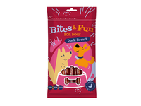 Šunų skan. AKINU BITES&FUN, anties krūt, 85 g