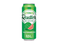 Alaus kokteilis UTENOS RADLER, arbūzų skonio, 500 ml