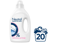 Skystas skalbiklis NEUTRAL Wool & Fine, 20 skalbimų, 1 l