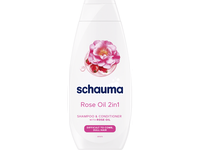 SCHAUMA ROSE OIL 2IN1 plaukų šampūnas, 400ml