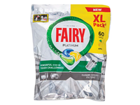 Automatinių indaplovių kapsulės FAIRY Platinum Lemon, 60vnt