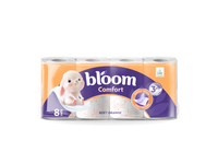 Tualetinis popierius BLOOM COMFORT SOFT ORANGE, 3 sluoksnių, 8 vnt.