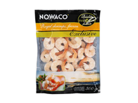 Virtos šaldytos tigrinės krevetės NOWACO EXCLUSIVE be kiautų, 300 g