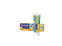 ELGYDIUM JUNIOR TUTTI-FRUTTI EMOJI, dantų pasta gelis vaikams, vaisių skonio, 7-12 m., 50ml