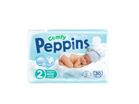 Sauskelnės PEPPINS COMFY 2, 4-8 kg, 30 vnt.