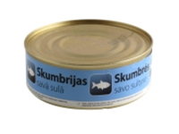 Skumbrė savo sultyse, 240 g
