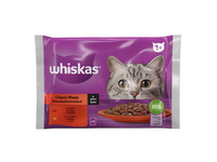Kačių ėdalas WHISKAS CLASSIC ADULT, 4 x 85 g