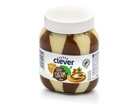 Lazdynų riešutų kakavos kremas CLEVER, 750 g