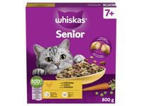 Visavertis sausas ėdalas vyresnio amžiaus katėms Whiskas Senior su vištiena 800g