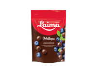 Juodojo šokolado dražė LAIMA, mėlynių skonio, 140 g
