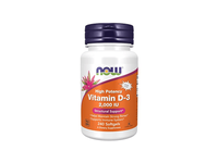 NOW Vitamin D-3 2000 IU minkštosios kapsulės High Potency N240