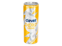 Gazuotas melionų skonio energinis gėrimas CLEVER, 250 ml