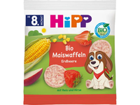 Ekologiški paplotėliai su braškėmis nuo 8mėn. 23 g HiPP