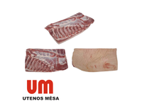 Atvėsinta kiaulienos šoninė, su oda, iškaulinta, UTENOS MĖSA, laisva fasuotė,~10 kg