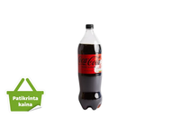 Gazuotas gėrimas COCA-COLA ZERO, 2 l